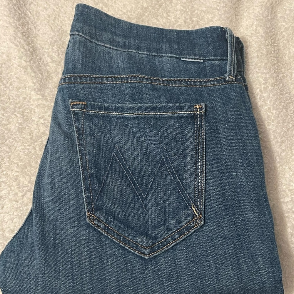 Mother jeans the looker cropped ankle jeans size 27 - Picture 5 of 8
